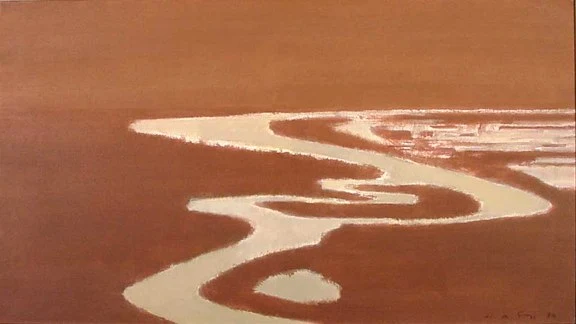 Hermann-Alfred Sigg — Die Spur des Flusses II, 1984