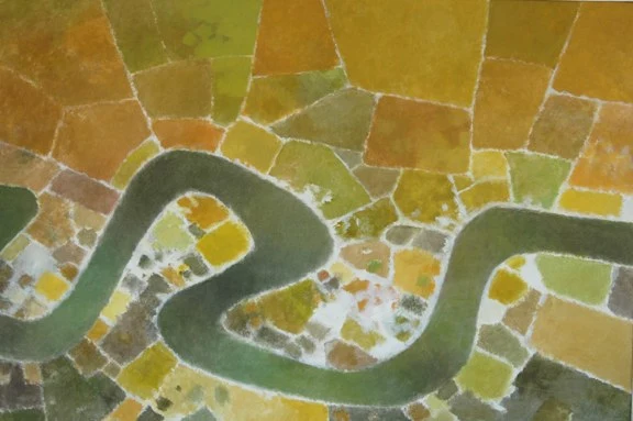 Hermann-Alfred Sigg — Der grüne Fluss in den reifenden Feldern, 1976