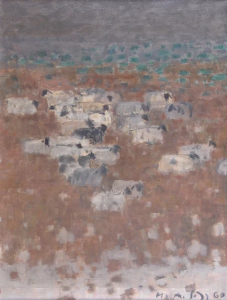 Hermann-Alfred Sigg — Ruhende Schafe, 1960