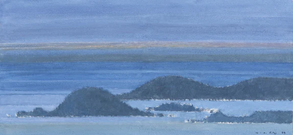Hermann Alfred Sigg — Die blaue Inselgruppe IV, 1989