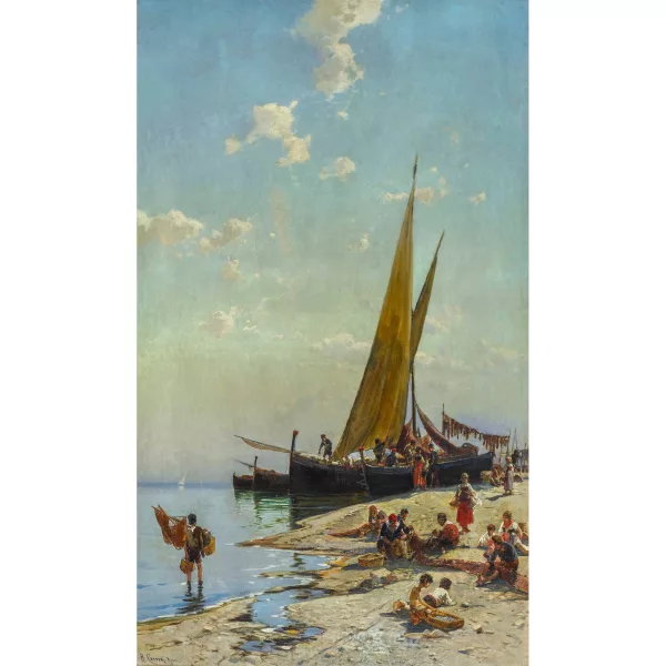 Hermann Corrodi — "Marina (Napoli)".
