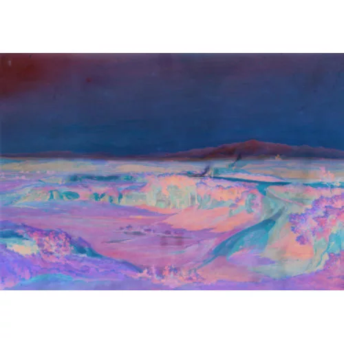 Hermann Corrodi — Weite südliche Landschaft.