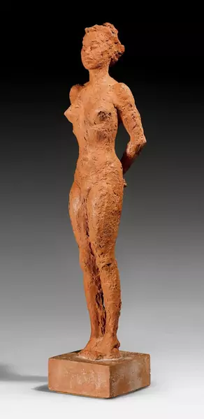 HALLER, HERMANN — Standing female nude. 1/30. — Koller Auktionen