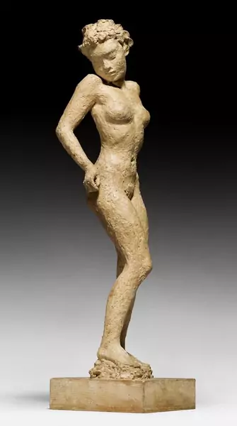 HERMANN HALLER — Standing female nude. — Koller Auktionen
