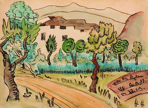 Hermann Hesse — Tessiner Landschaft