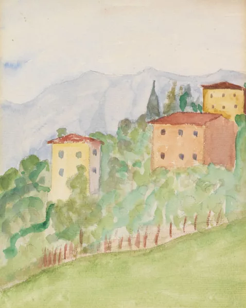Hermann Hesse — Aquarell
