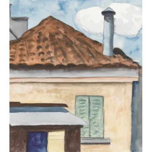 Hermann Hesse — Sommerliche Hauspartie im Tessin.