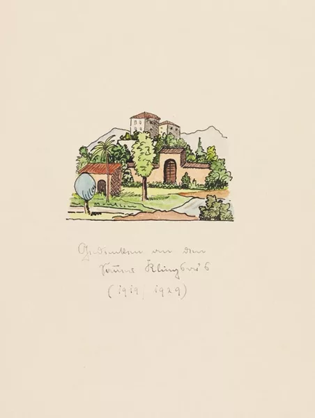 Hermann Hesse — Gedichte. Aquarelle mit Gedichten