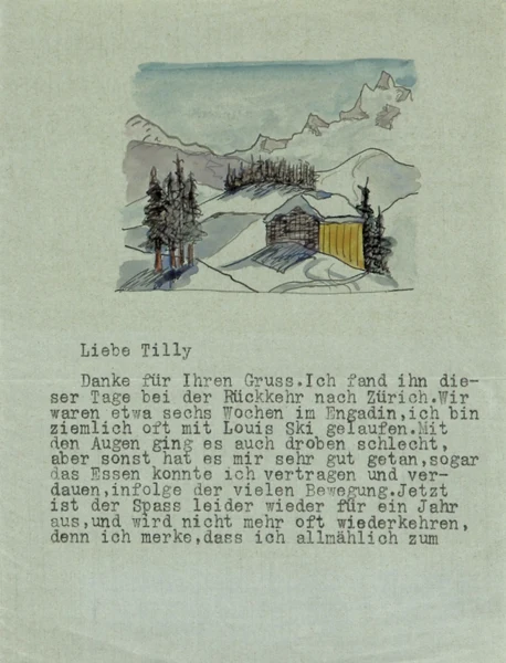 Hermann Hesse — "Chantarella", St. Moritz