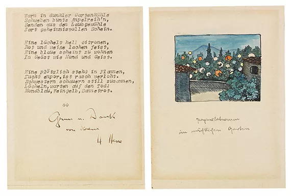 Hermann Hesse — Garten