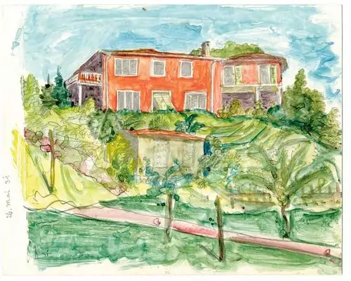 HERMANN HESSE — Haus in Montagnola. 1931. — Koller Auktionen