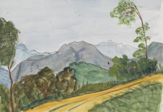 Hermann Hesse — Landschaft bei Montagnola