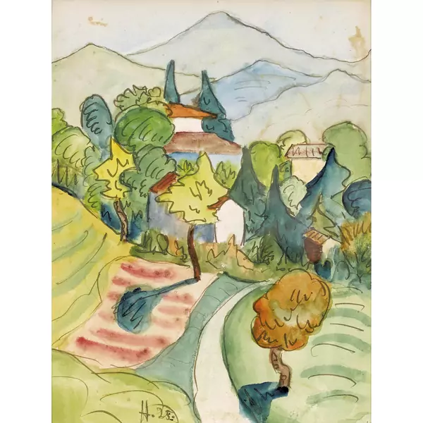 Sommerliche Tessiner Landschaft