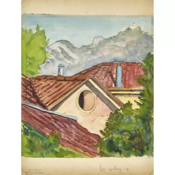 Hausdächer von Montagnola