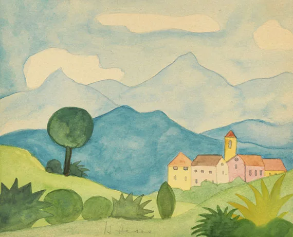 Hermann Hesse — Tessiner Landschaft