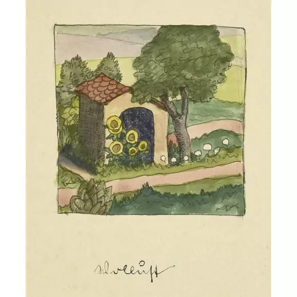 Hermann Hesse — Wollust - Ansicht einer Wegkapelle — Galerie Kornfeld
