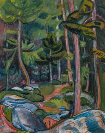 Waldweg, um 1912