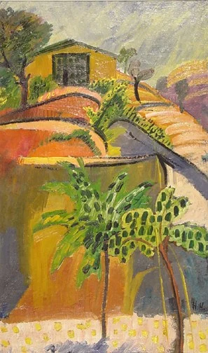 Hermann Huber — Landschaft, 1909/10