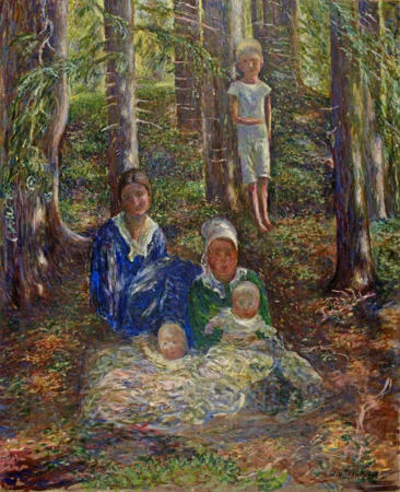 Hermann Huber — Familienbild — Galerie Kornfeld