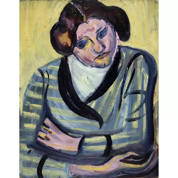 Hermann Huber — Frauenbildnis — Galerie Kornfeld
