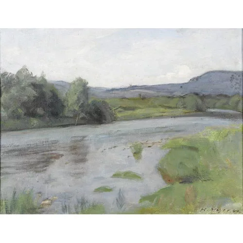 Hermann Meyer — Birslandschaft bei Dornach.