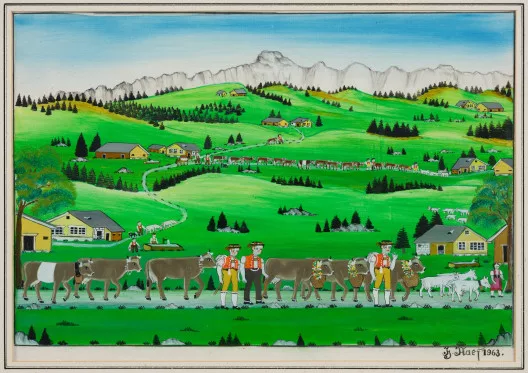 Hermann Naef — Alpaufzug, 1963