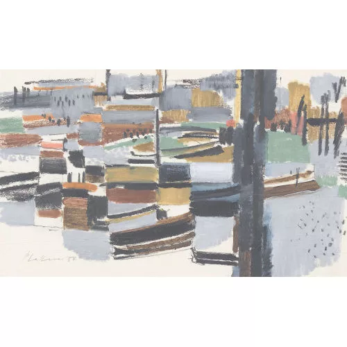 Hermann Plattner — Am Hafen.