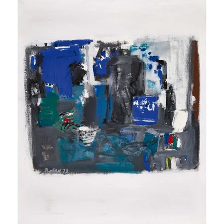 "Stilleben in blau"