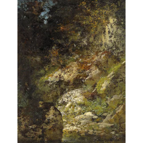 Hermann Rüdisühli — "Waldpartie".