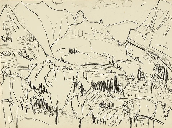 Hermann Scherer — Berglandschaft