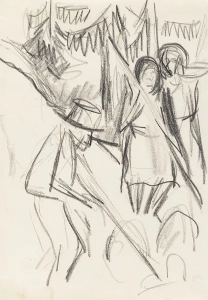 Hermann Scherer — Heuernte bei Davos