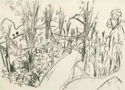 HERMANN SCHERER — Landschaftsskizze, wohl im Tessin. — Koller Auktionen