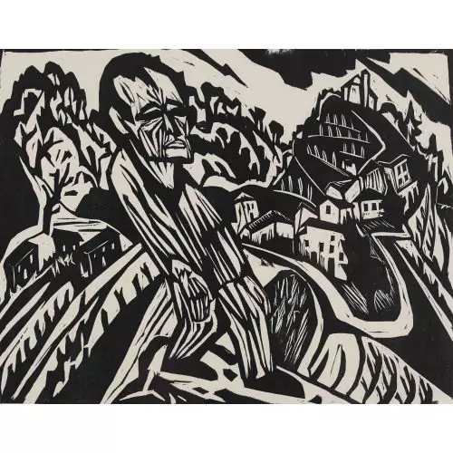 "Figur in Landschaft"