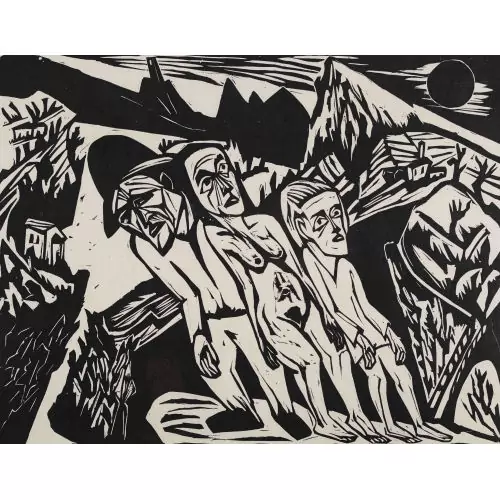 "Figuren in Landschaft"