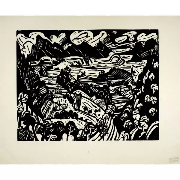 Hermann Scherer — Tessinerlandschaft — Galerie Kornfeld