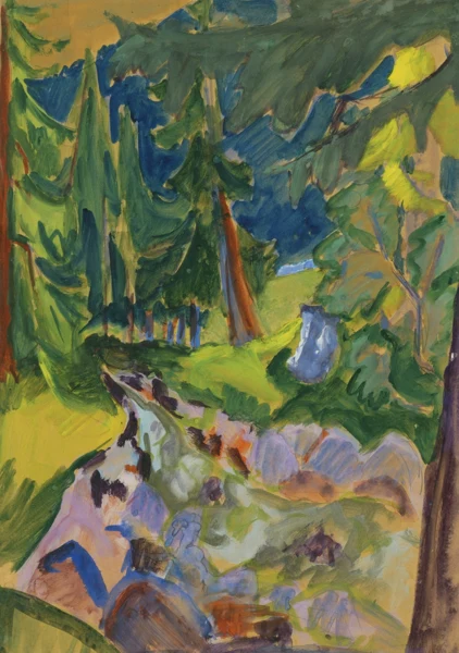 Hermann Scherer — Expressionistische Landschaft