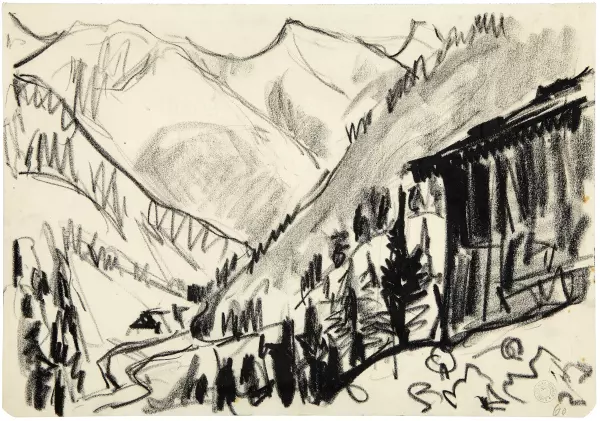 Landschaft bei Davos