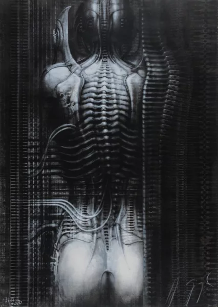 H. R. Giger — 3 Blätter: N.Y. City VI, Torso; N.Y. X, Chelsea Cockroaches; N.Y. City XI, Exotic, 1982