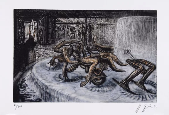 H. R. Giger — Zodiac Fountain, 1992
