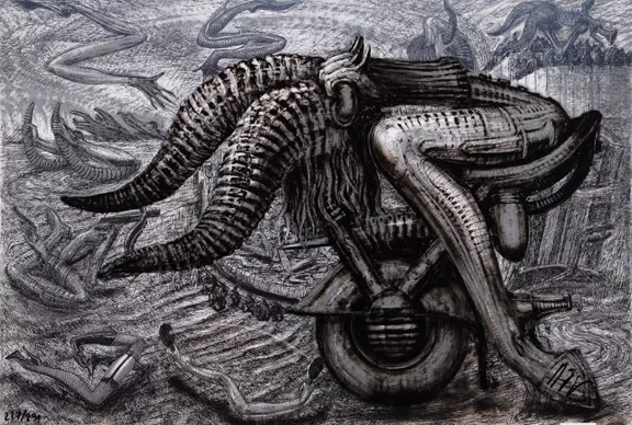 H. R. Giger — Taunus zinc, 1992