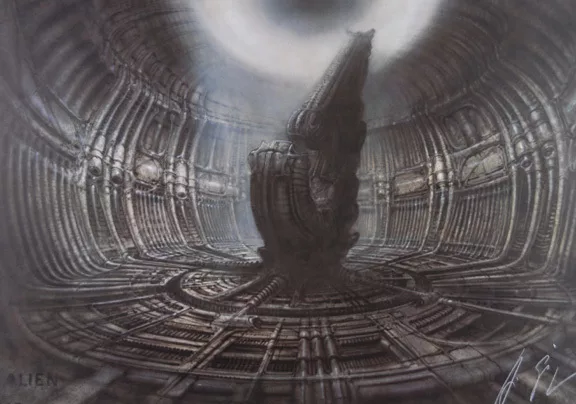 H. R. Giger — Blatt aus "Alien", 1978