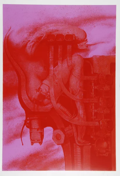 H. R. Giger — Blatt aus "Trip-Tychon", 1970