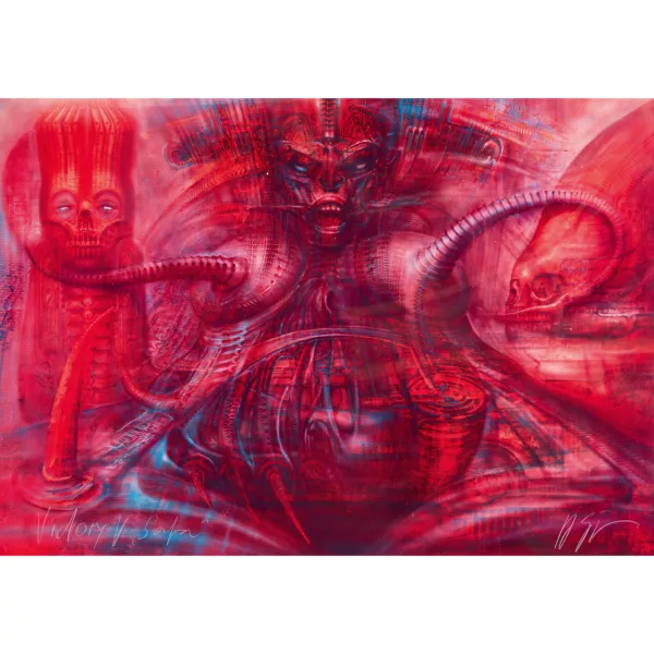 H. R. Giger — "Victory V Satan".