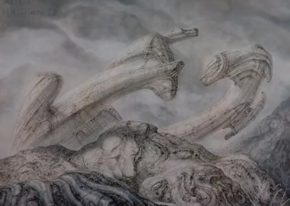 H. R. Giger — Blatt aus "Alien", 1978