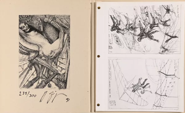 H. R. Giger — Portfolio. 700 Jahre Warten auf CH-91 HR Giger, 1991