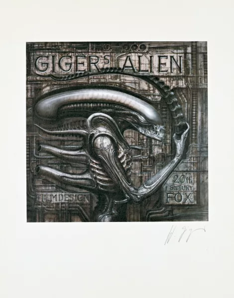 H. R. Giger — Alien Monster I (Giger's Alien), 1980