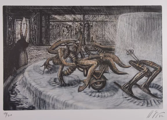 H. R. Giger — Zodiac Fountain, 1992