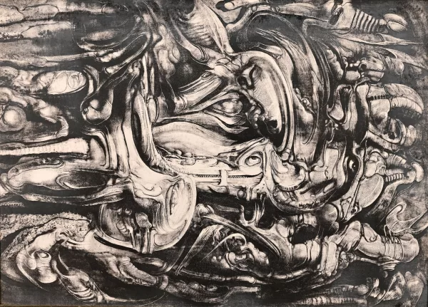 H. R. Giger — 2 Blätter: Ohne Titel