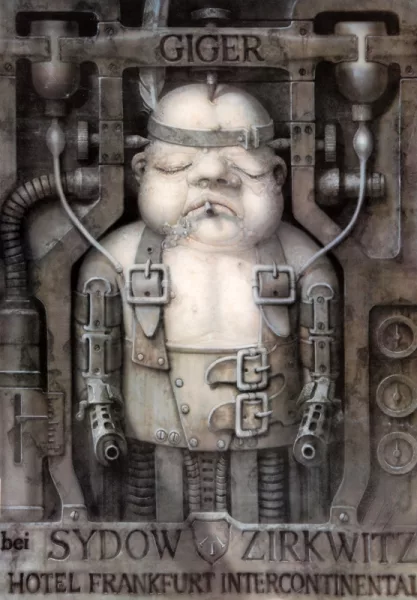 H. R. Giger — 5 Plakate: Sydow; Katze; Ohne Titel (3)