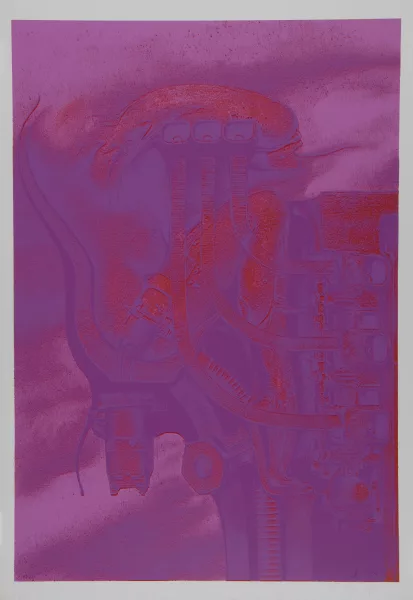 H. R. Giger — Blatt aus "Trip-Tychon", 1970